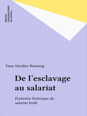 cover image of De l'esclavage au salariat